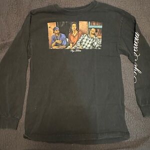DGK Bye Felicia Black Graphic Long Sleeve T Shirt Size M